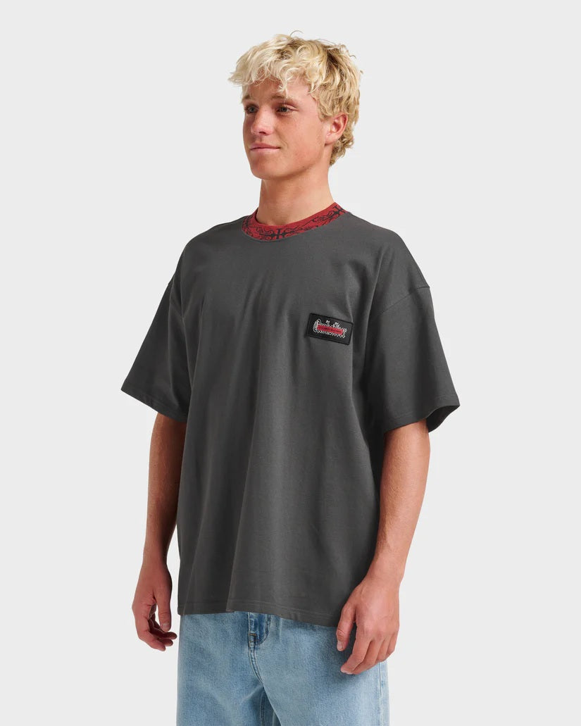 Quiksilver Mercury Ringer Short Sleeve T-Shirt - Phantom