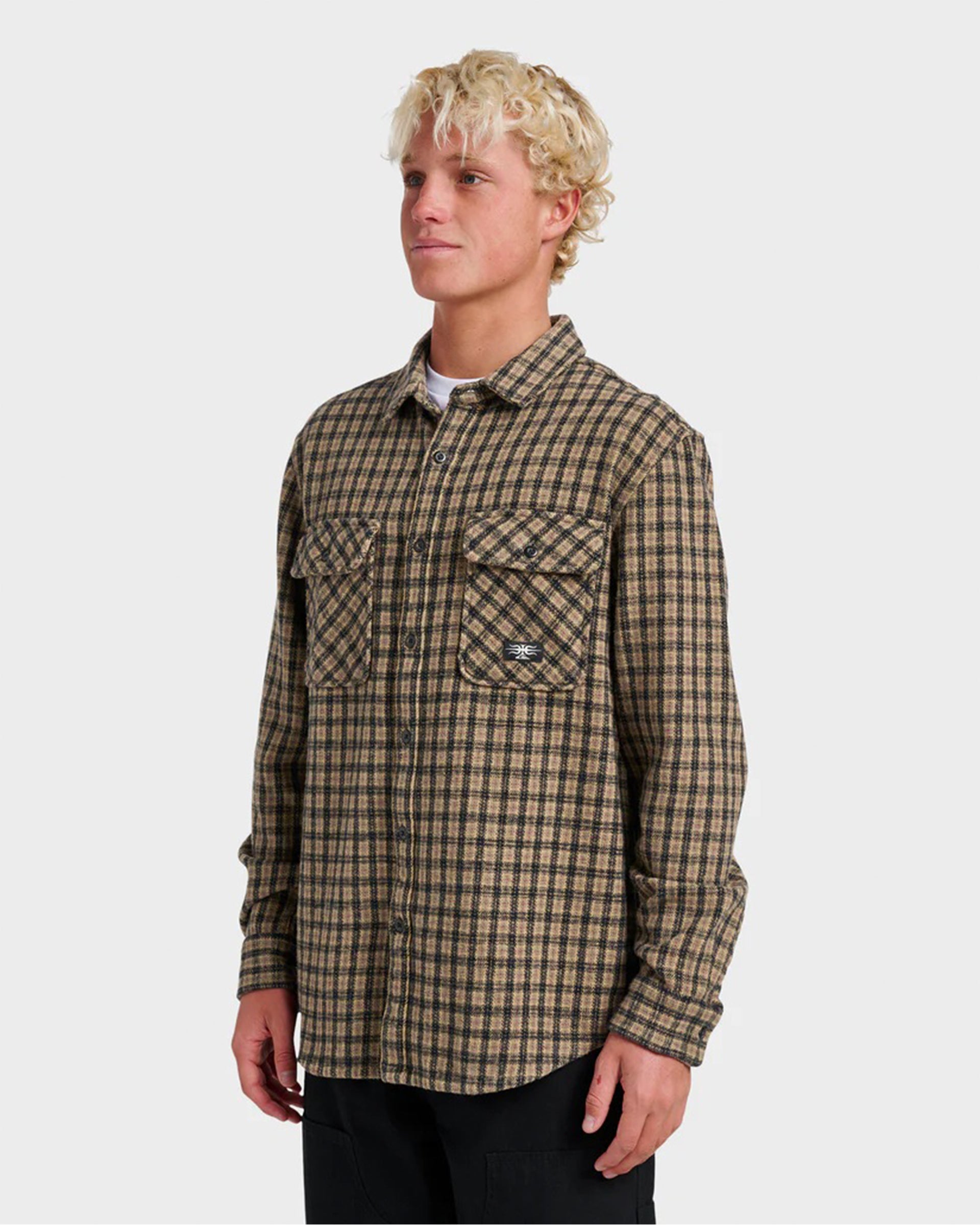 Quiksilver Mercury Sandstrokes Short Sleeve Shirt - Elmwood