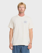Quiksilver Pacifico Signage Short Sleeve T-Shirt - Tofu