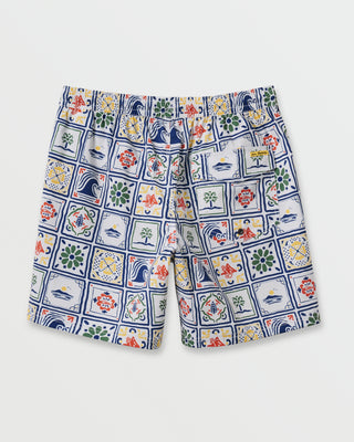 Quiksilver x Pacifico 17" Volley Boardshorts - White