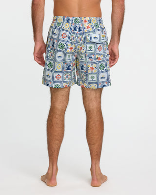 Quiksilver x Pacifico 17" Volley Boardshorts - White