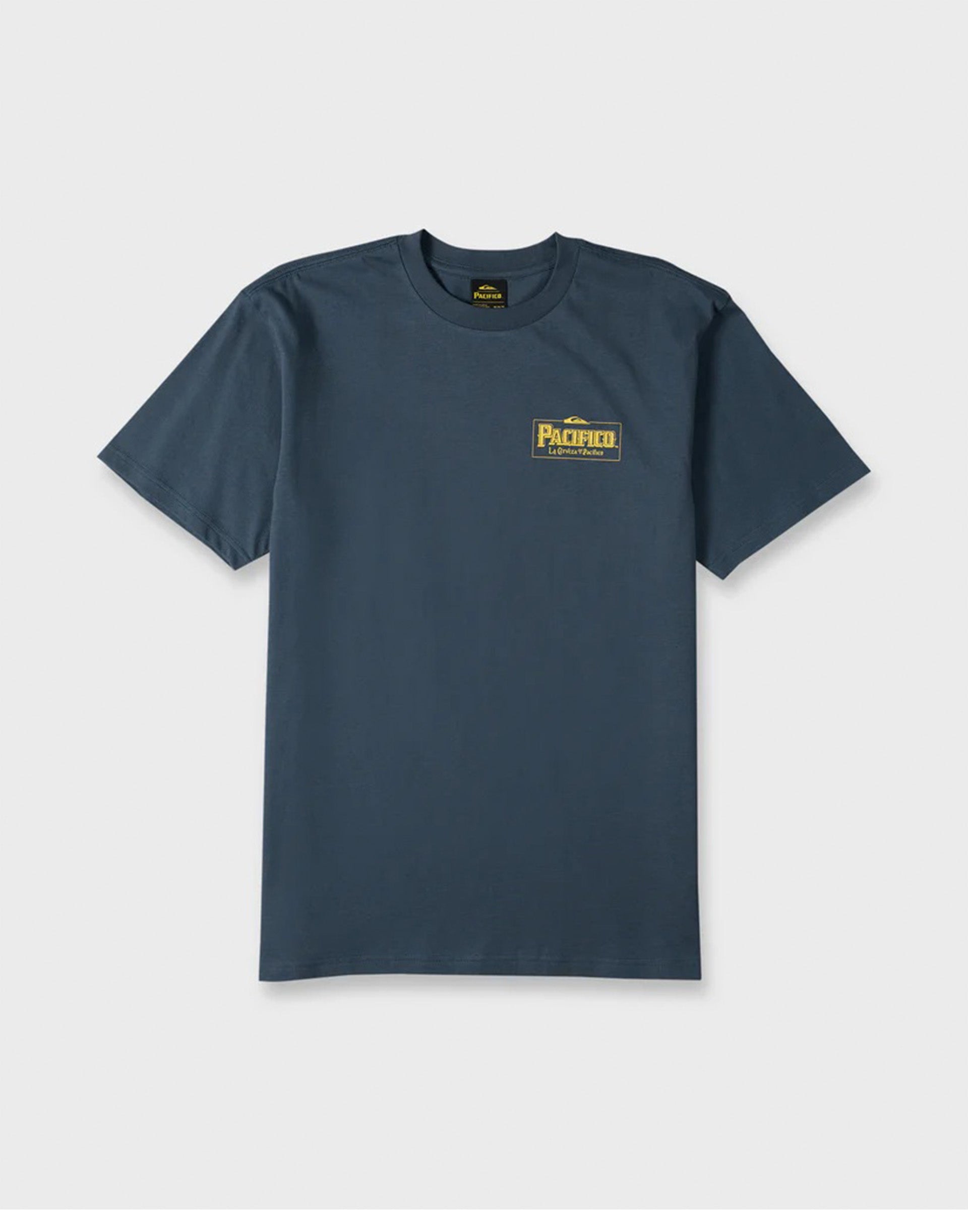 Quiksilver Pacifico Sayulita Cruising Short Sleeve T-Shirt - Navy