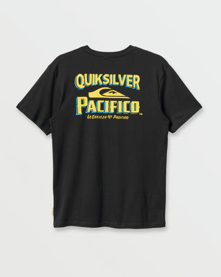 Quiksilver x Pacifico Signage Short Sleeve T-Shirt - Black