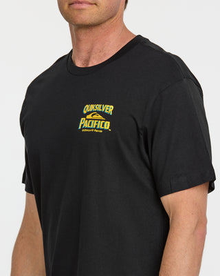 Quiksilver x Pacifico Signage Short Sleeve T-Shirt - Black