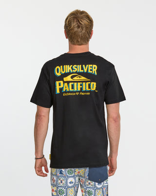Quiksilver x Pacifico Signage Short Sleeve T-Shirt - Black