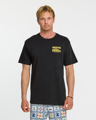 Quiksilver x Pacifico Signage Short Sleeve T-Shirt - Black