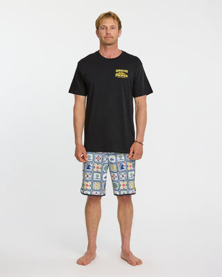 Quiksilver x Pacifico Signage Short Sleeve T-Shirt - Black