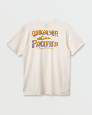 Quiksilver x Pacifico Signage Short Sleeve T-Shirt - Tofu
