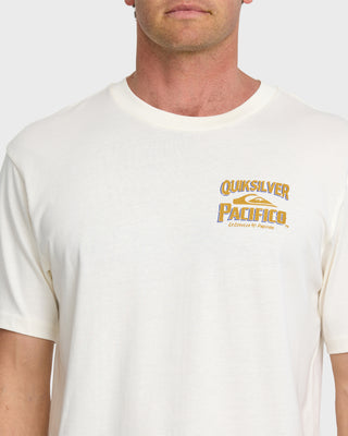 Quiksilver x Pacifico Signage Short Sleeve T-Shirt - Tofu