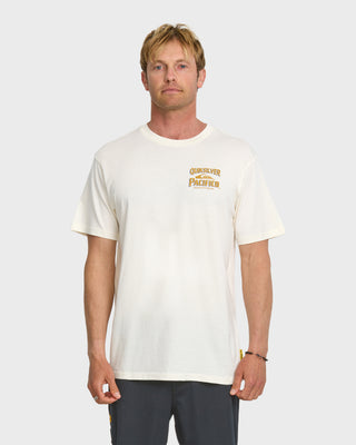 Quiksilver x Pacifico Signage Short Sleeve T-Shirt - Tofu