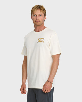 Quiksilver x Pacifico Signage Short Sleeve T-Shirt - Tofu