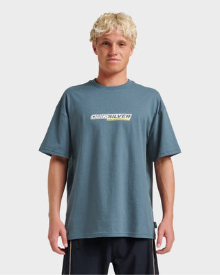 Quiksilver Speedway Heavy Weight Short Sleeve T-Shirt - Orion Blue