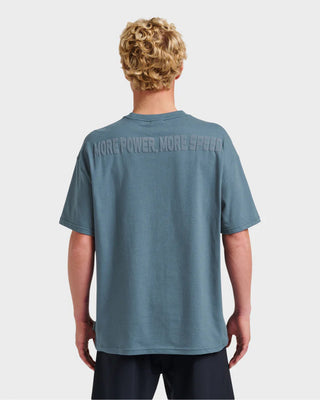 Quiksilver Speedway Heavy Weight Short Sleeve T-Shirt - Orion Blue