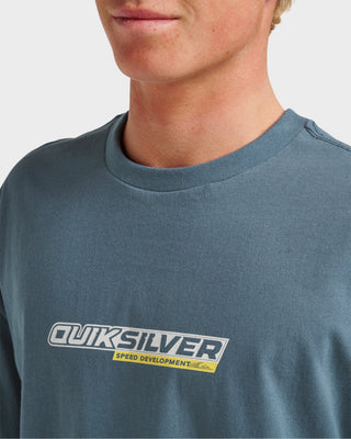 Quiksilver Speedway Heavy Weight Short Sleeve T-Shirt - Orion Blue
