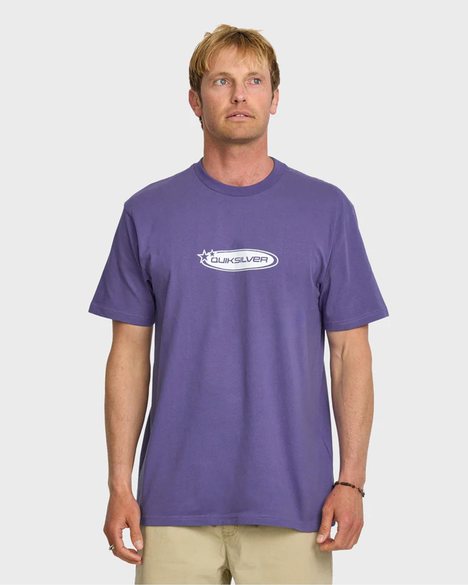 Quiksilver Star Crawler Short Sleeve T-Shirt - Monarch Purple