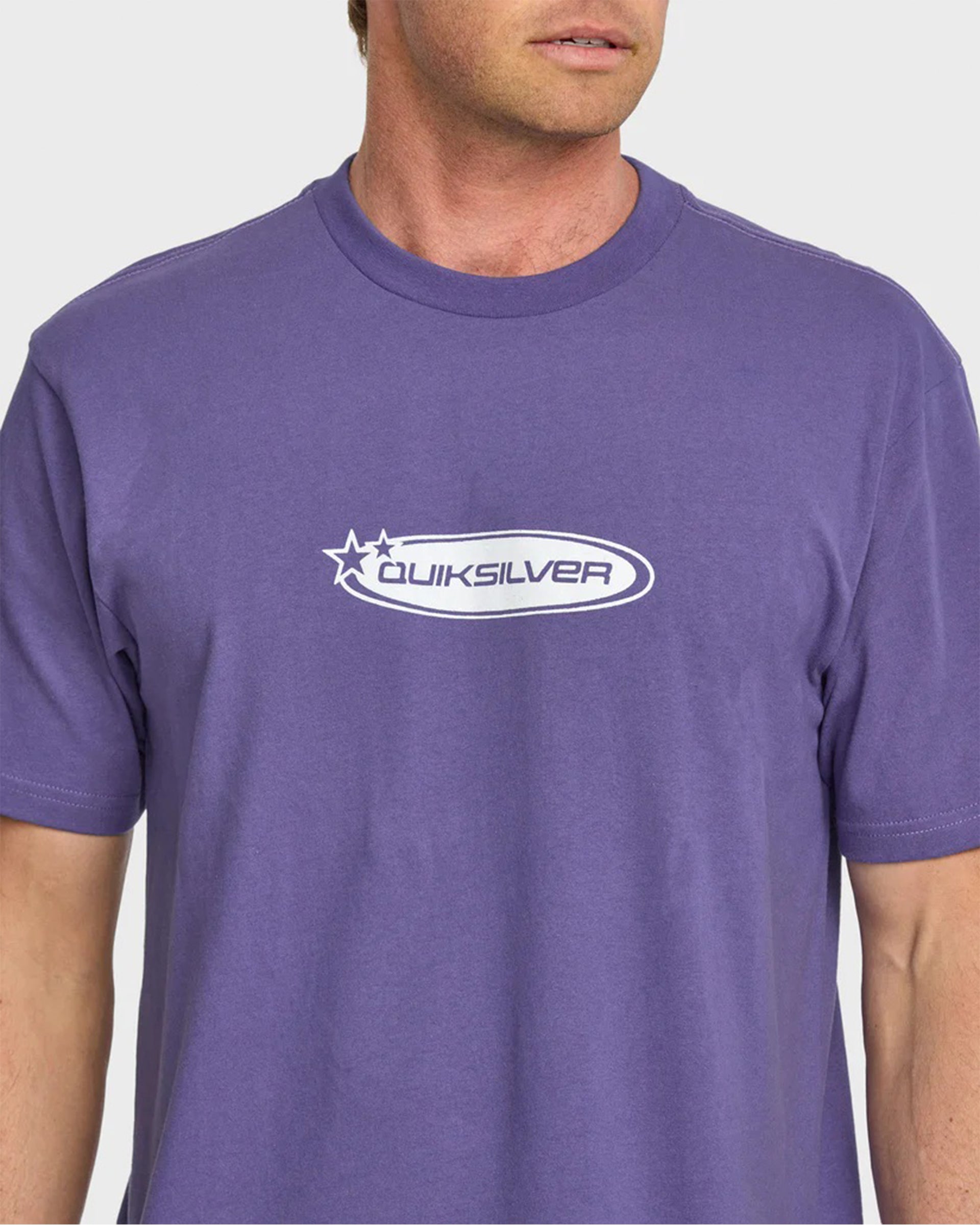 Quiksilver Star Crawler Short Sleeve T-Shirt - Monarch Purple
