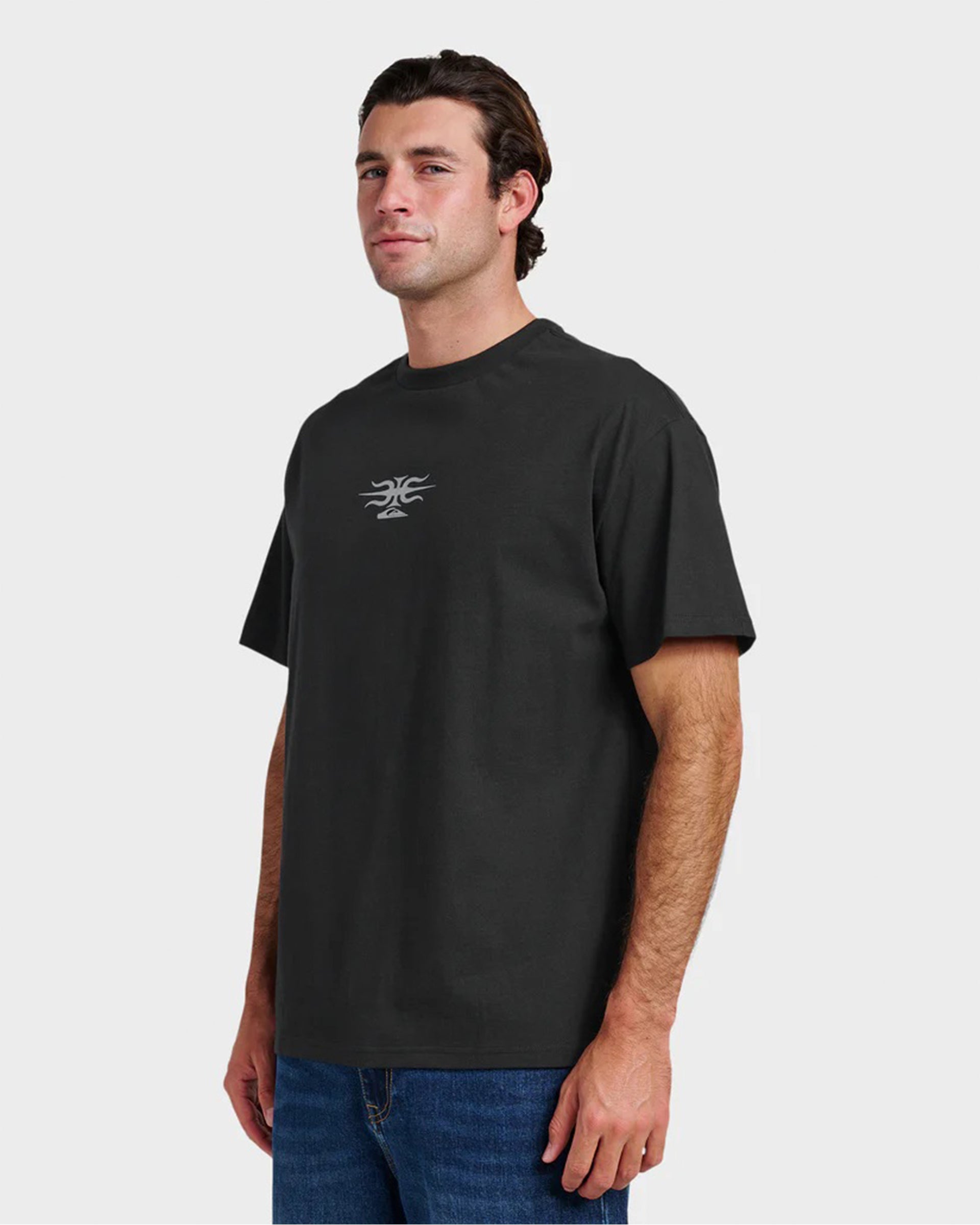 Quiksilver Stretch Tribal Mercury Short Sleeve T-Shirt - Black