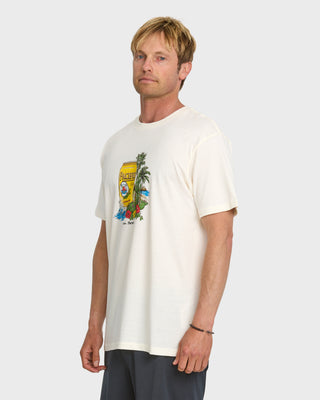 Quiksilver x Pacifico Sunstroke Short Sleeve T-Shirt - Tofu