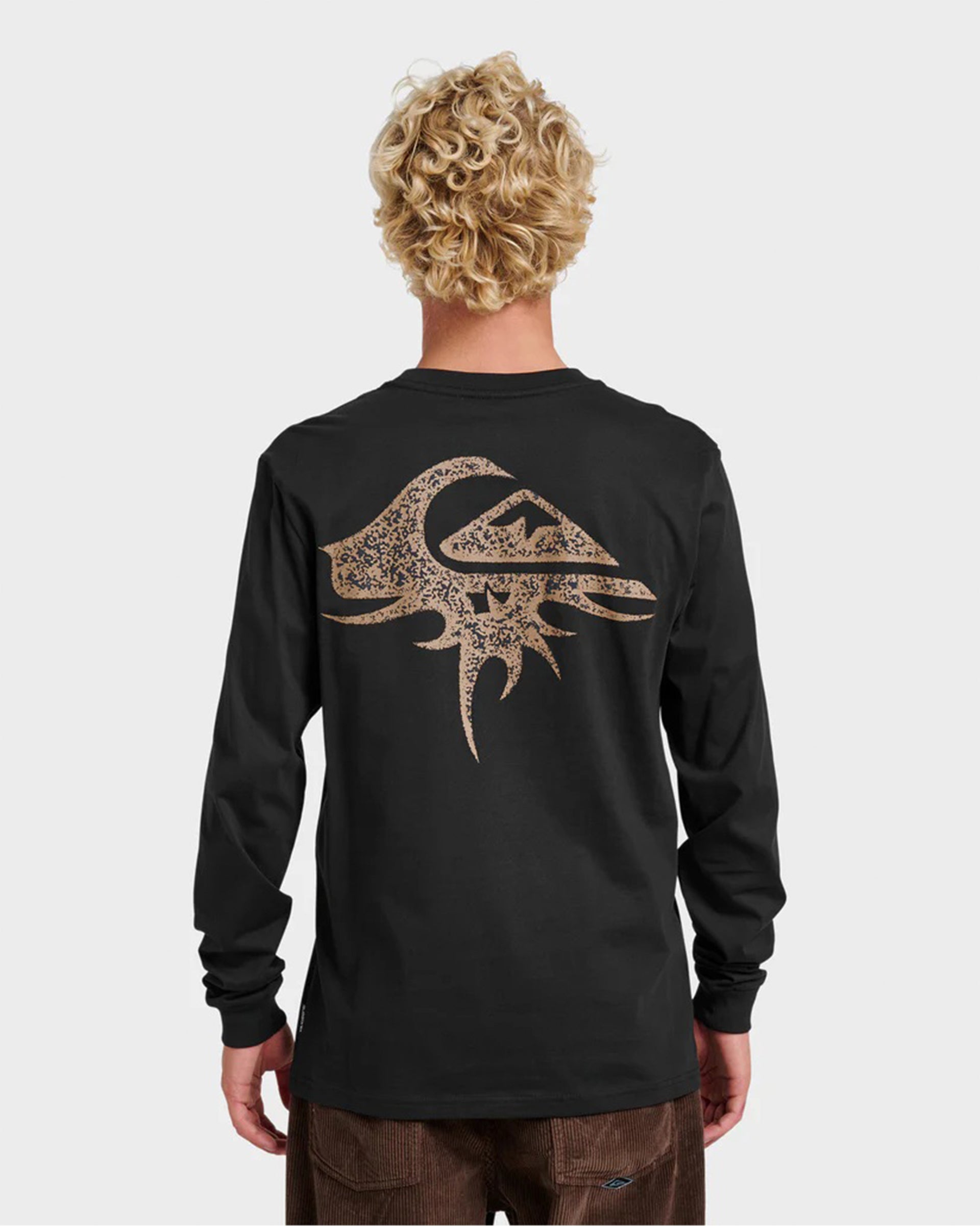 Quiksilver Three Piece Long Sleeve T-Shirt - Black