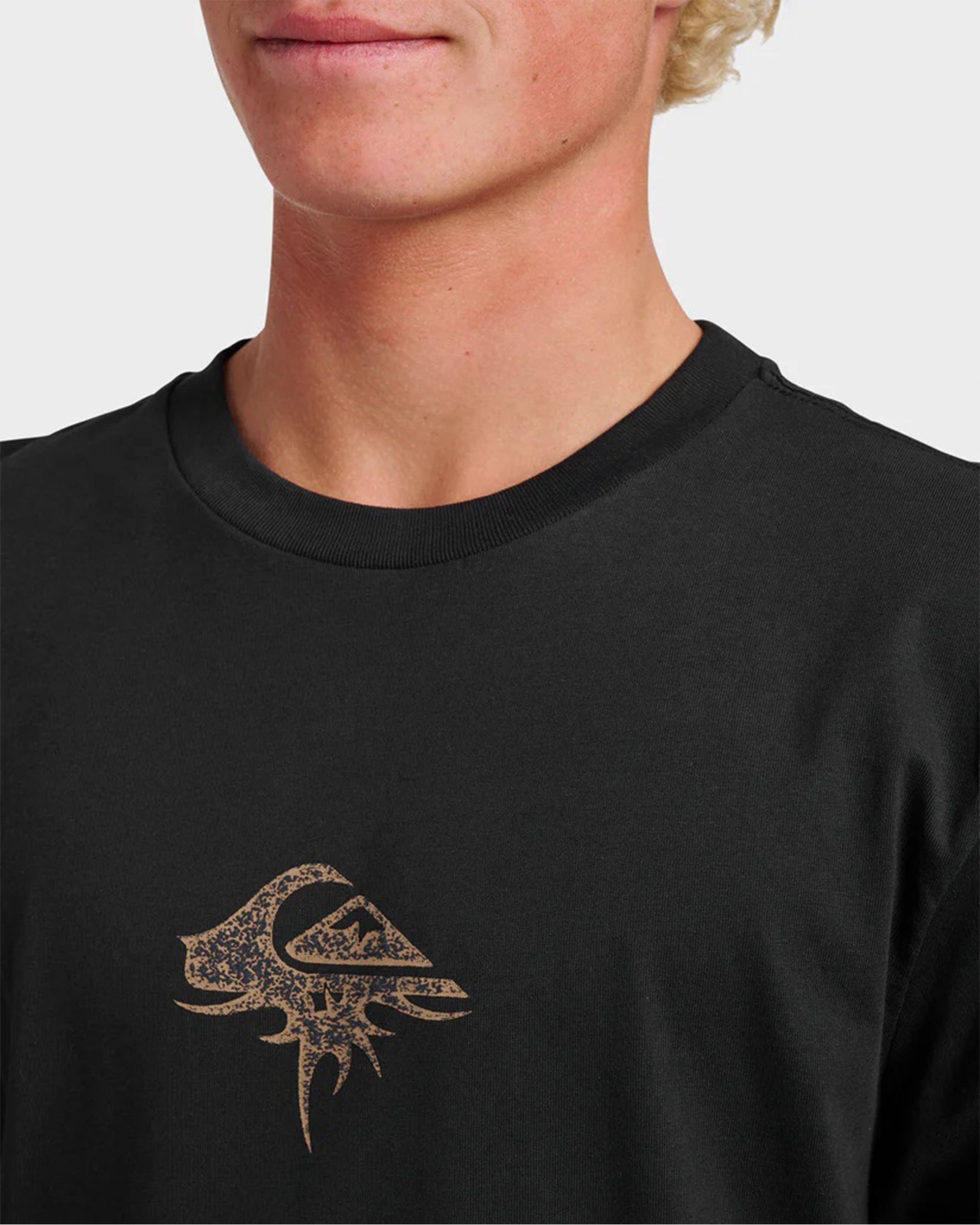 Quiksilver Three Piece Long Sleeve T-Shirt - Black