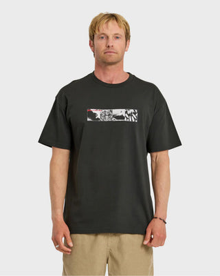 Quiksilver Vortex Mercury Oversized Heavyweight Short Sleeve T-Shirt - Phantom