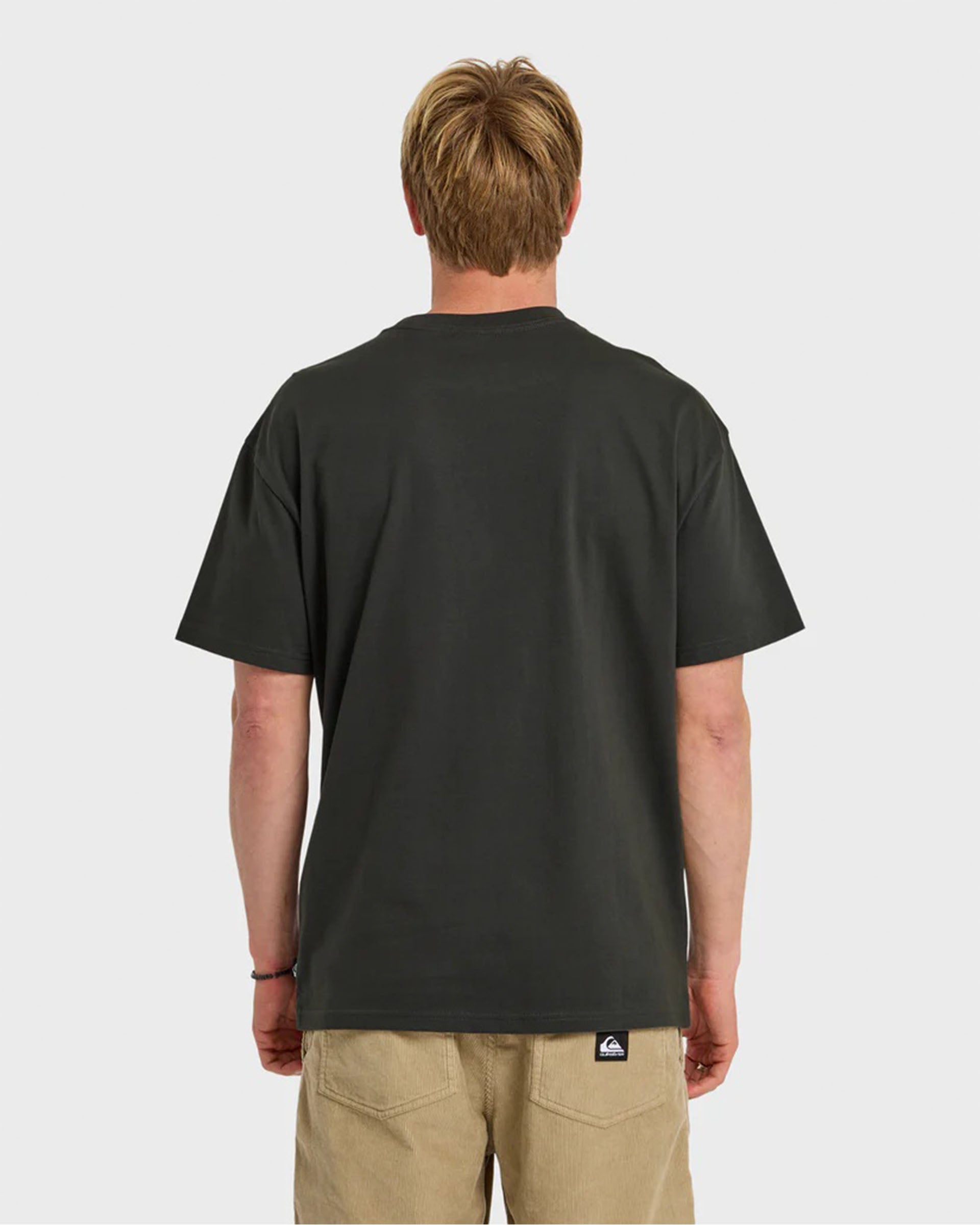 Quiksilver Vortex Mercury Oversized Heavyweight Short Sleeve T-Shirt - Phantom