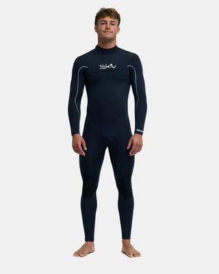 Quiksilver Young Guns 3/2mm Back Zip GBS Long Sleeve Fullsuit - Black