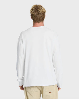 Quiksilver Young Guns Impaired Embellishment Long Sleeve T-Shirt - White