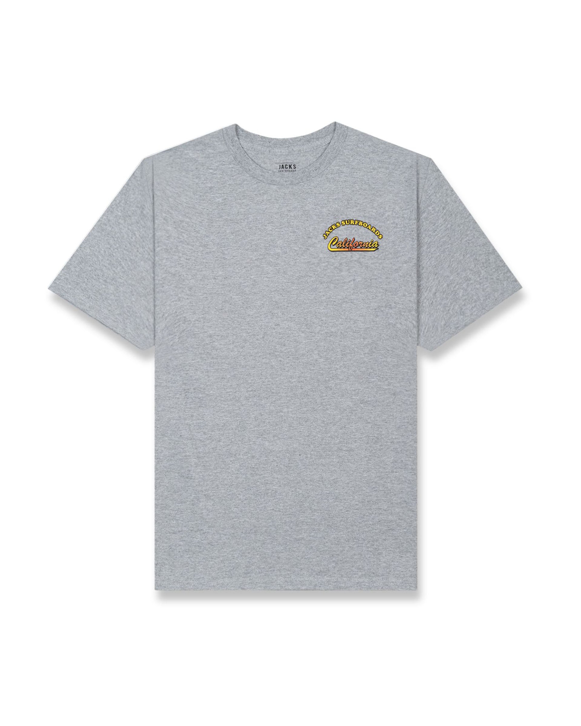 Jack's Surfboards Quasimodo CF S/S T-Shirt  - Heather Grey