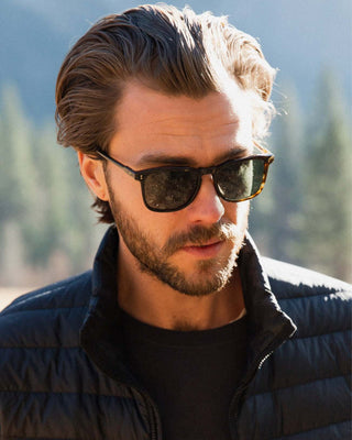 Raen Wiley Sunglasses - Brindle Tortoise/Green Polarized