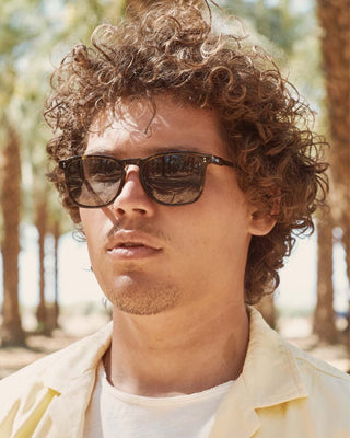 Raen Wiley Sunglasses - Brindle Tortoise/Green Polarized