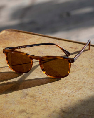 Raen Wiley Sunglasses - Brindle Tortoise/Green Polarized