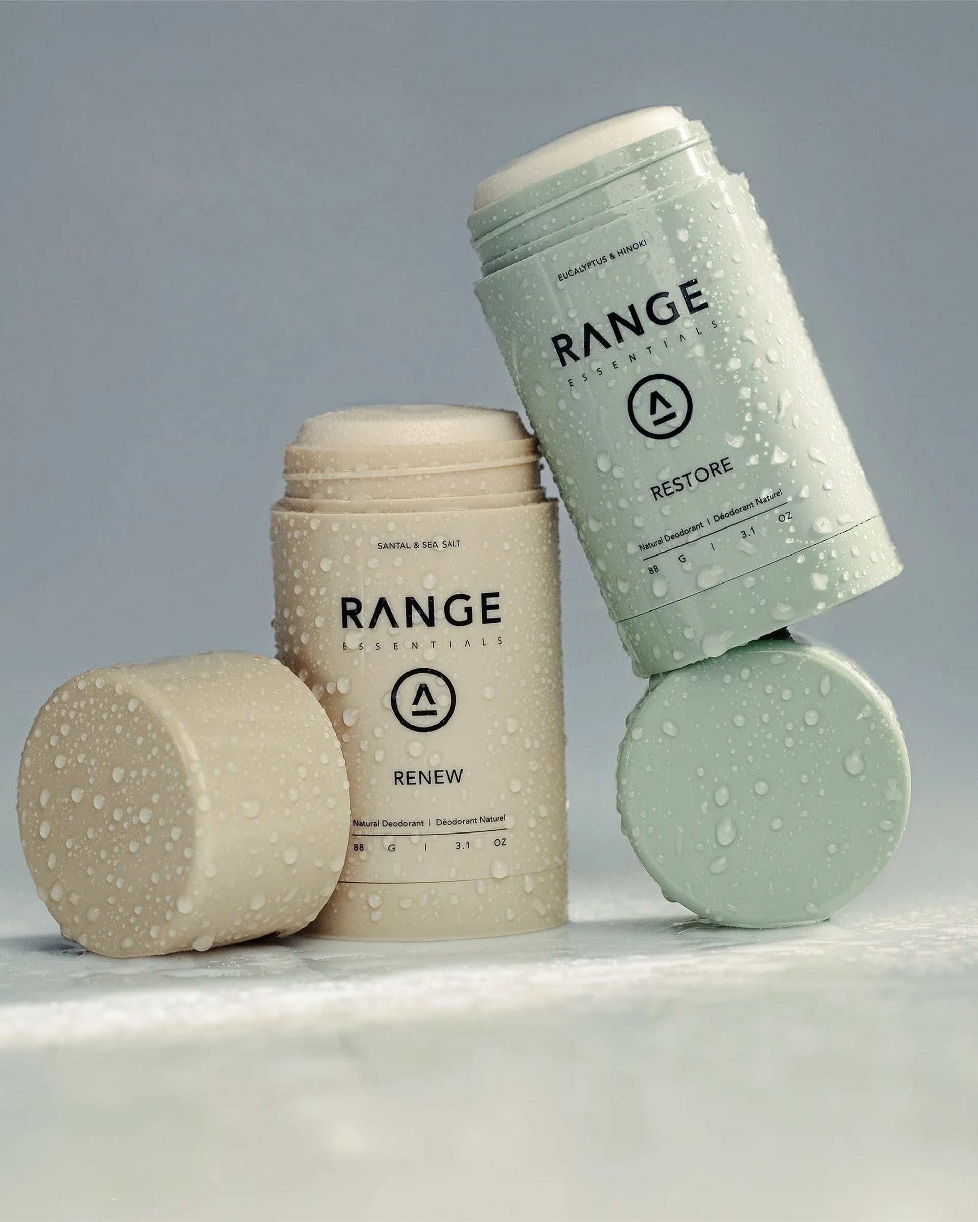 Range Essentials 88 G Deodorant - Restore: Eucalyptus & Hinoki