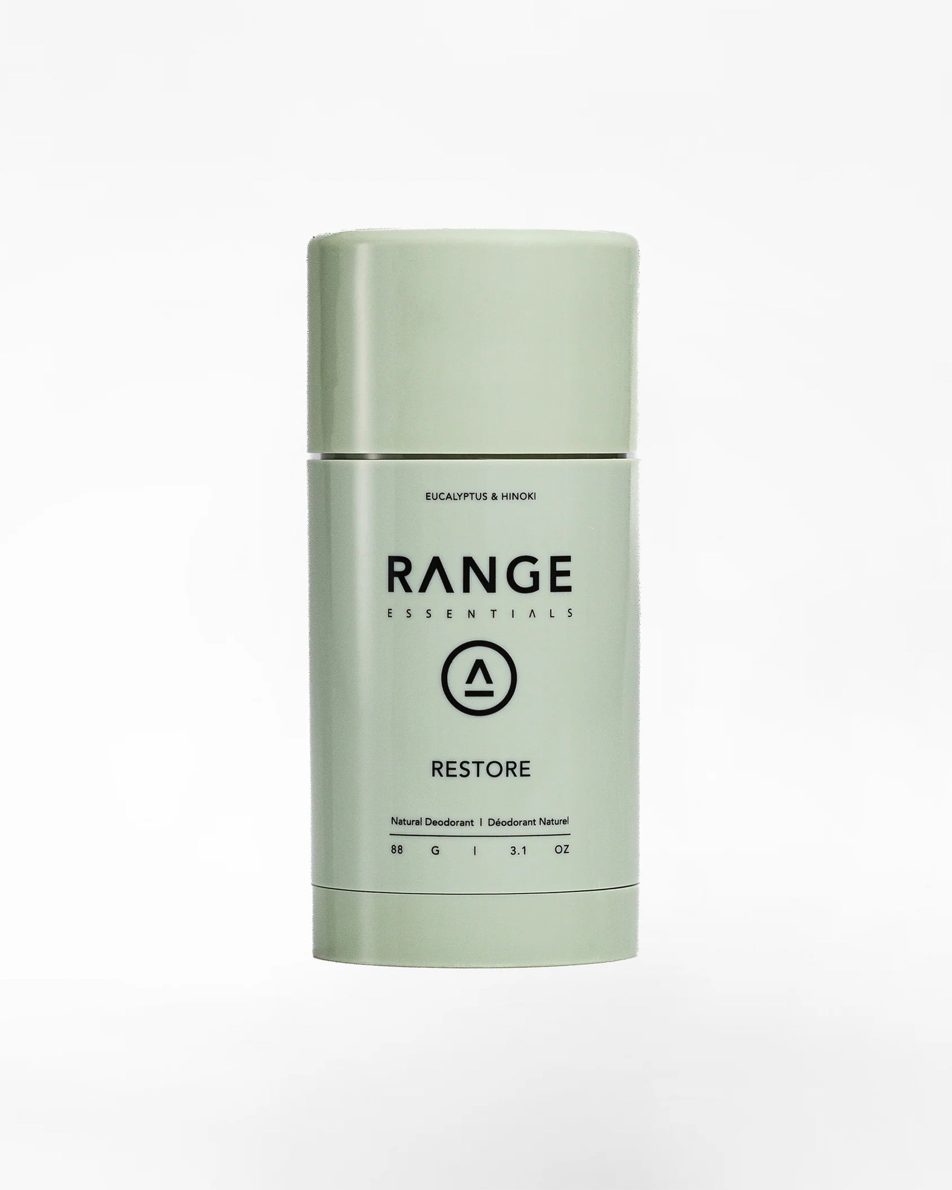 Range Essentials 88 G Deodorant - Restore: Eucalyptus & Hinoki