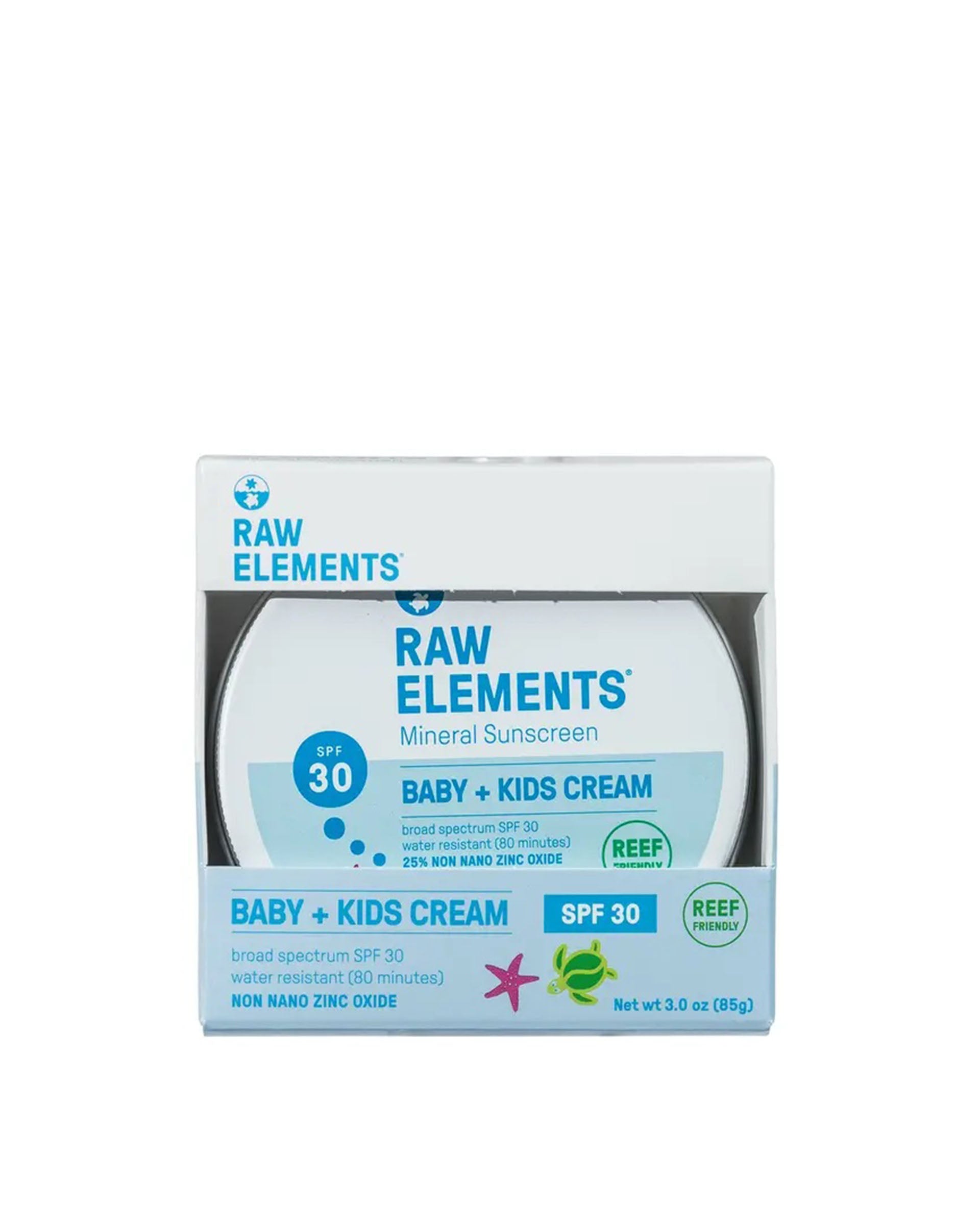 Raw Elements Baby + Kids SPF 30 Cream Zero Waste