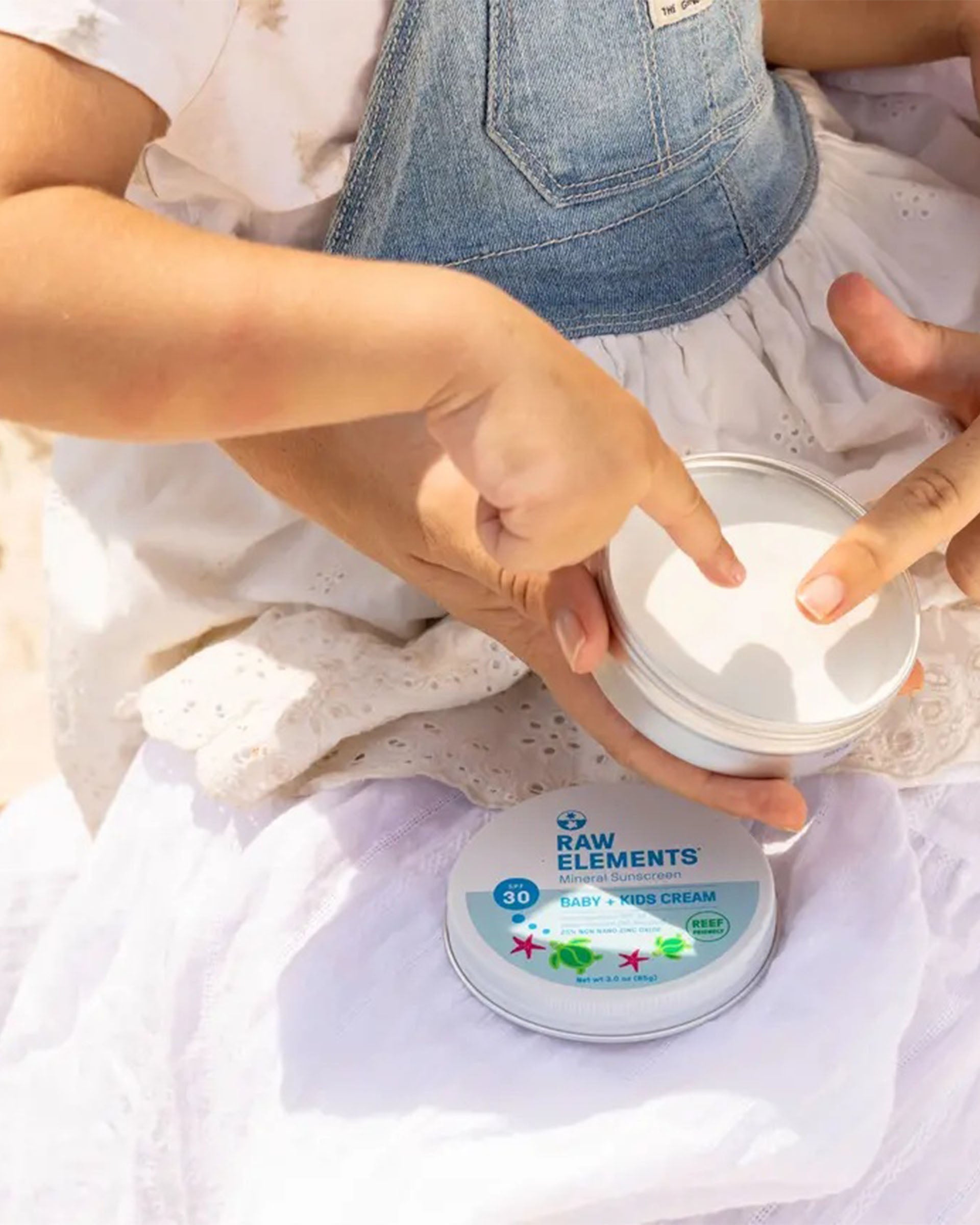 Raw Elements Baby + Kids SPF 30 Cream Zero Waste