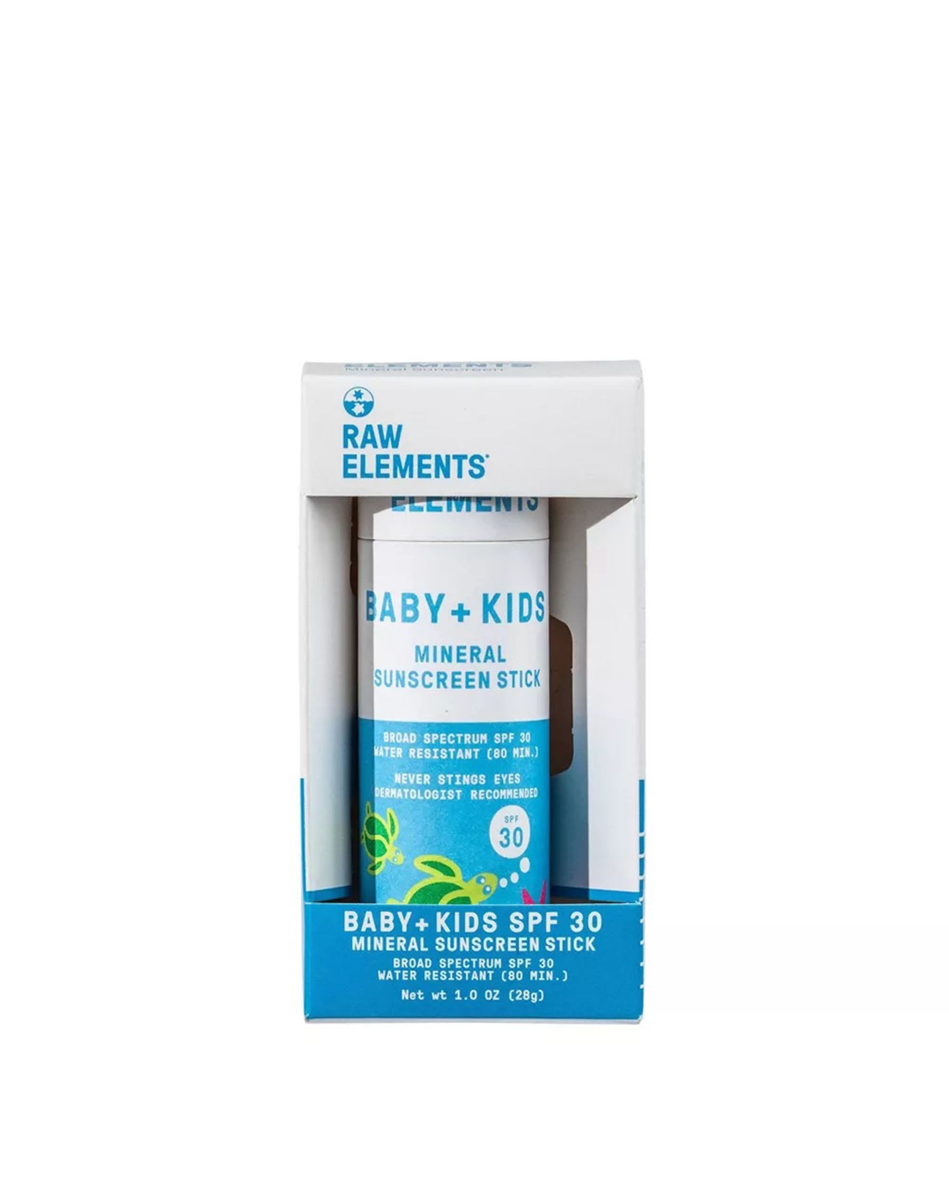Raw Elements Baby + Kids SPF 30 Stick Zero Waste