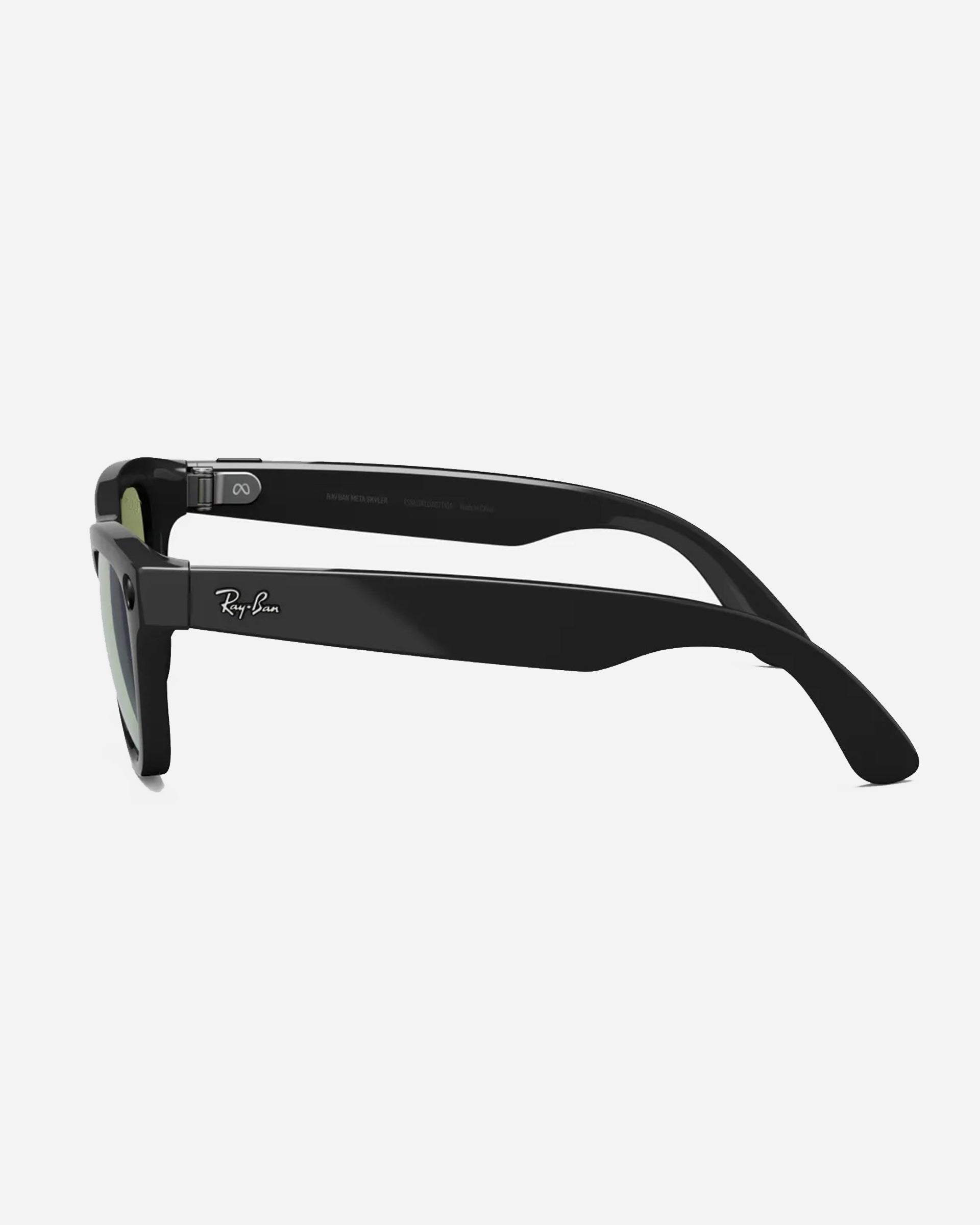 Ray-Ban X Meta Wayfarer Glasses - Shiny Black/G15 Green