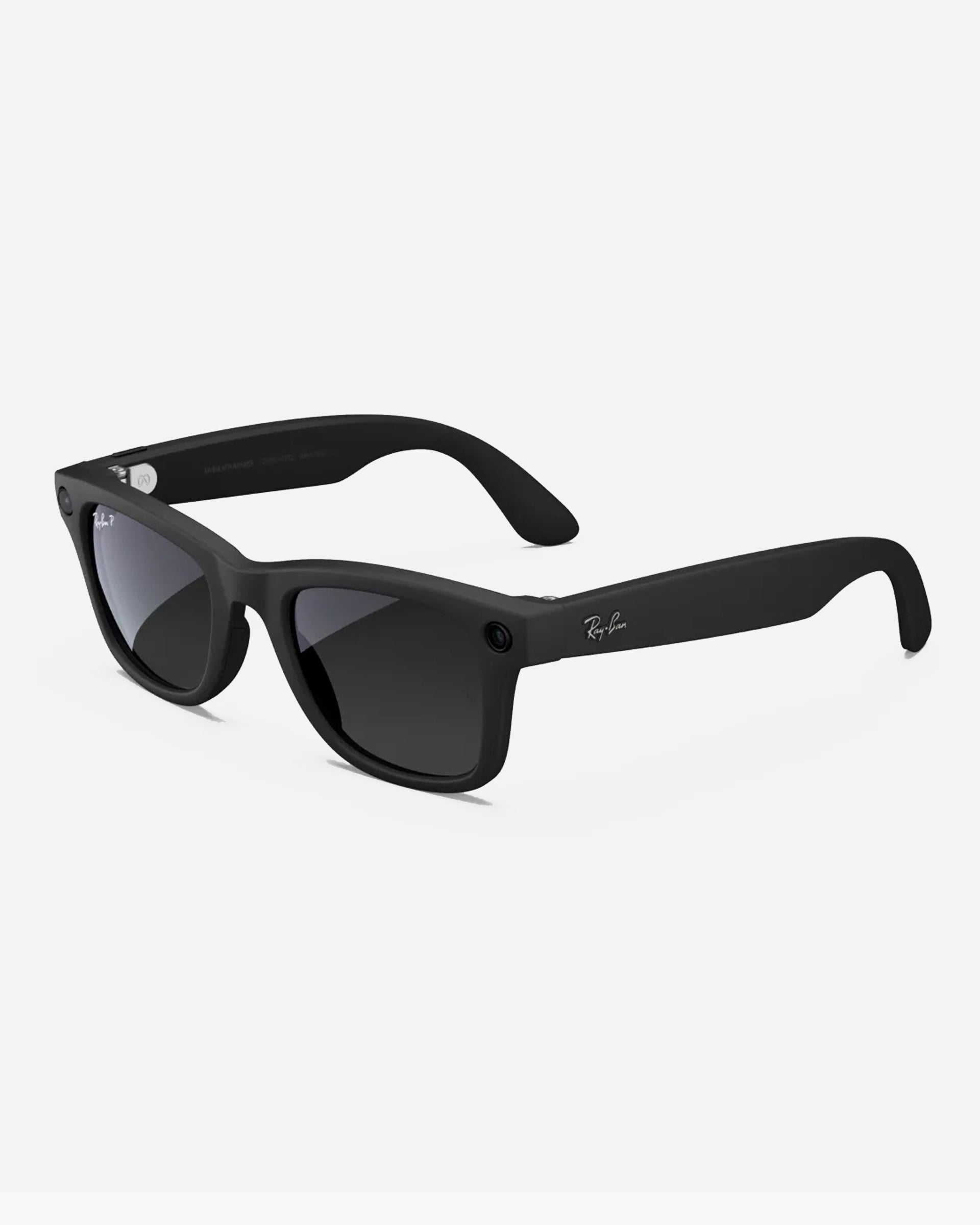 Ray-Ban X Meta Wayfarer Glasses - Matte Black/Polar Gradient Graphite