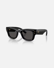 Ray-Ban Wayfarer Puffer Sunglasses - Polished Black/Ultra Black