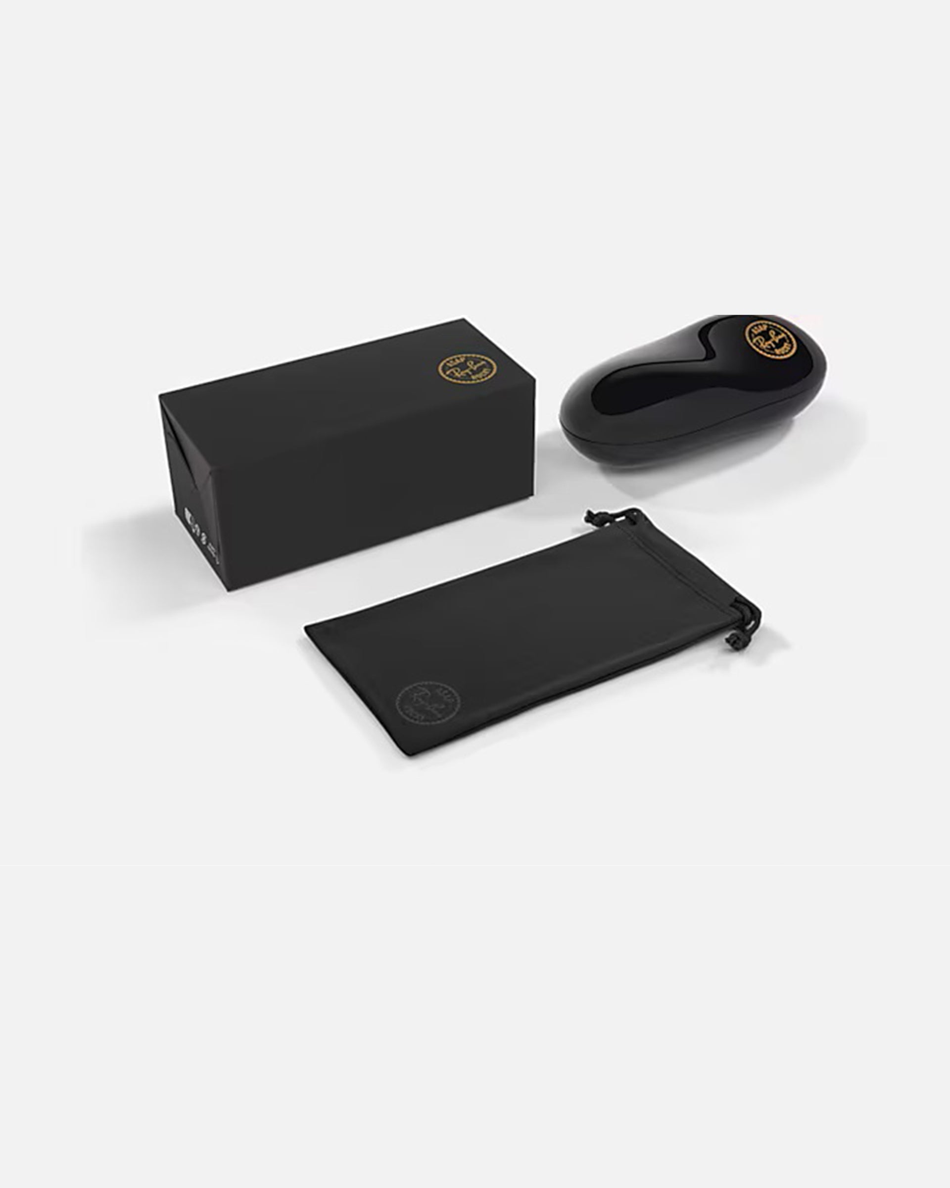 Ray-Ban Wayfarer Puffer Sunglasses - Polished Black/Ultra Black