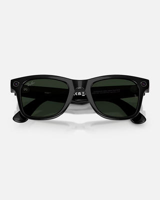 Ray-Ban Meta Wayfarer Gen 2 Sunglasses - Shiny Black/Clear Graphite Green Transitions