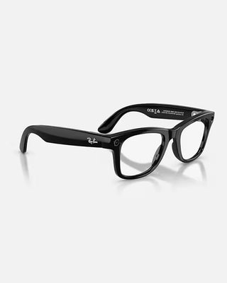 Ray-Ban Meta Wayfarer Gen 2 Sunglasses - Shiny Black/Clear Graphite Green Transitions