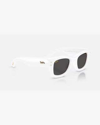 Ray-Ban Wayfarer Puffer Sunglasses - Polished White/Ultra Black