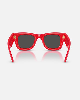 Ray-Ban Wayfarer Puffer Sunglasses - Polished Red/Ultra Black