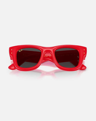 Ray-Ban Wayfarer Puffer Sunglasses - Polished Red/Ultra Black