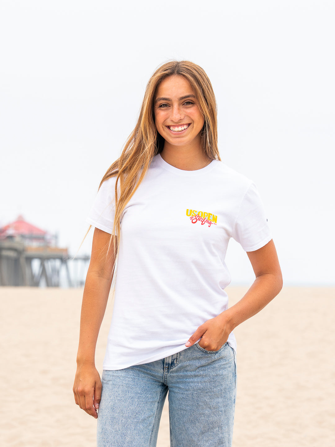 Women's US Open 2026 Poster S/S T-Shirt - White