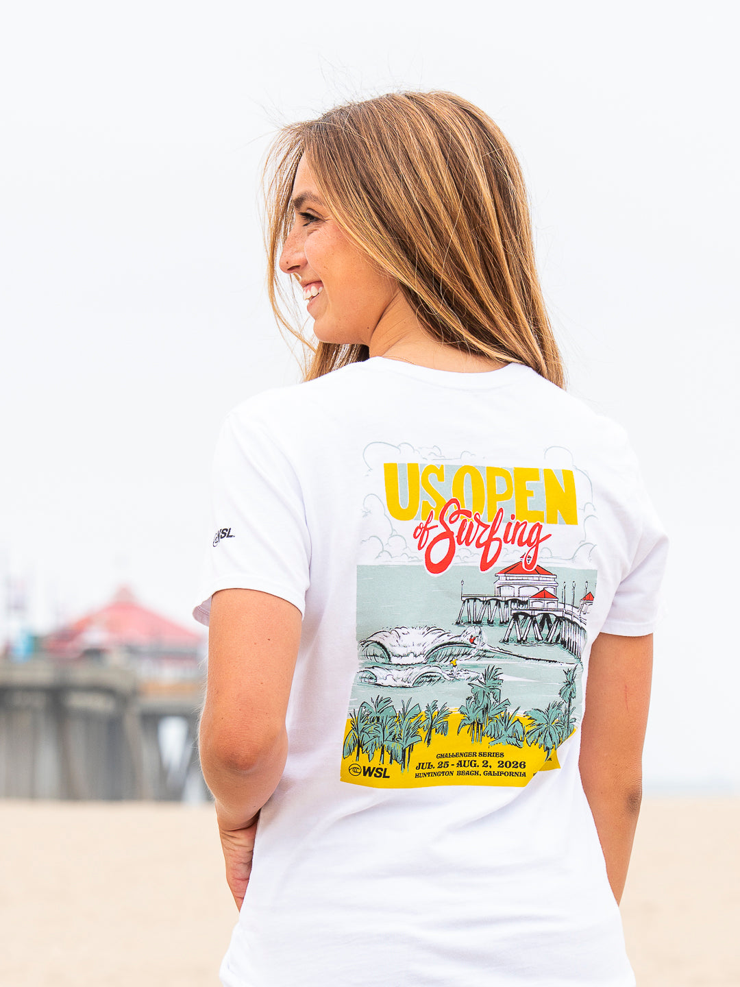 Women's US Open 2026 Poster S/S T-Shirt - White