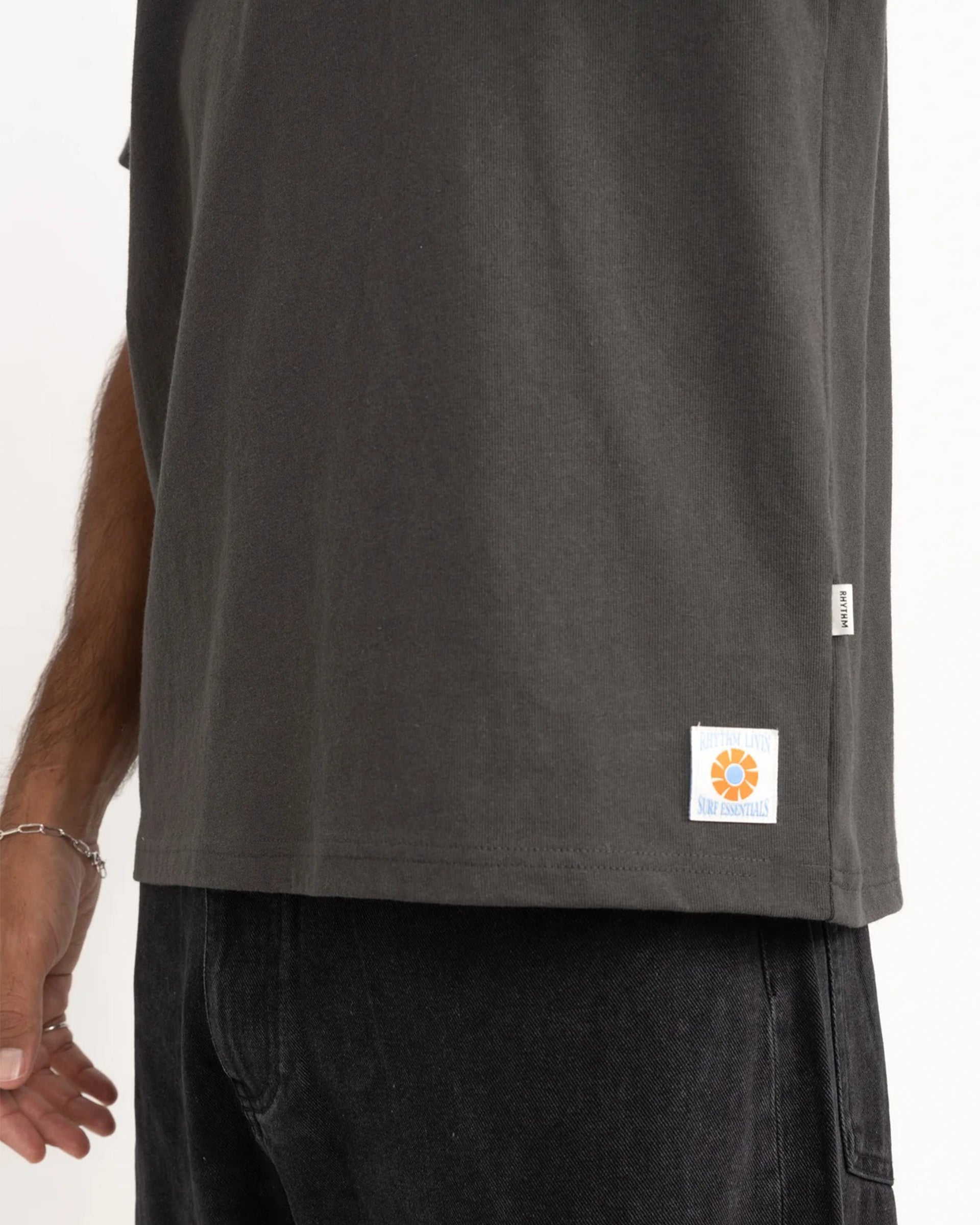 Rhythm Assembly Vintage Short Sleeve T-Shirt - Stone Blue