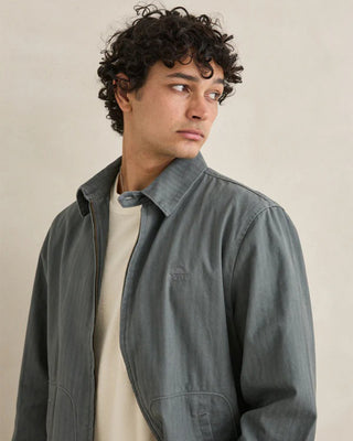 Rhythm Awake Herringbone Jacket - Charcoal